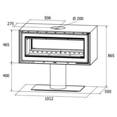 LINEA 100P Duo 9,8KW - Salamandra - ADF