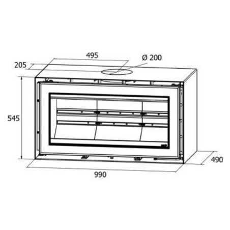 VISTA 100B 9,7KW - Salamandra - ADF