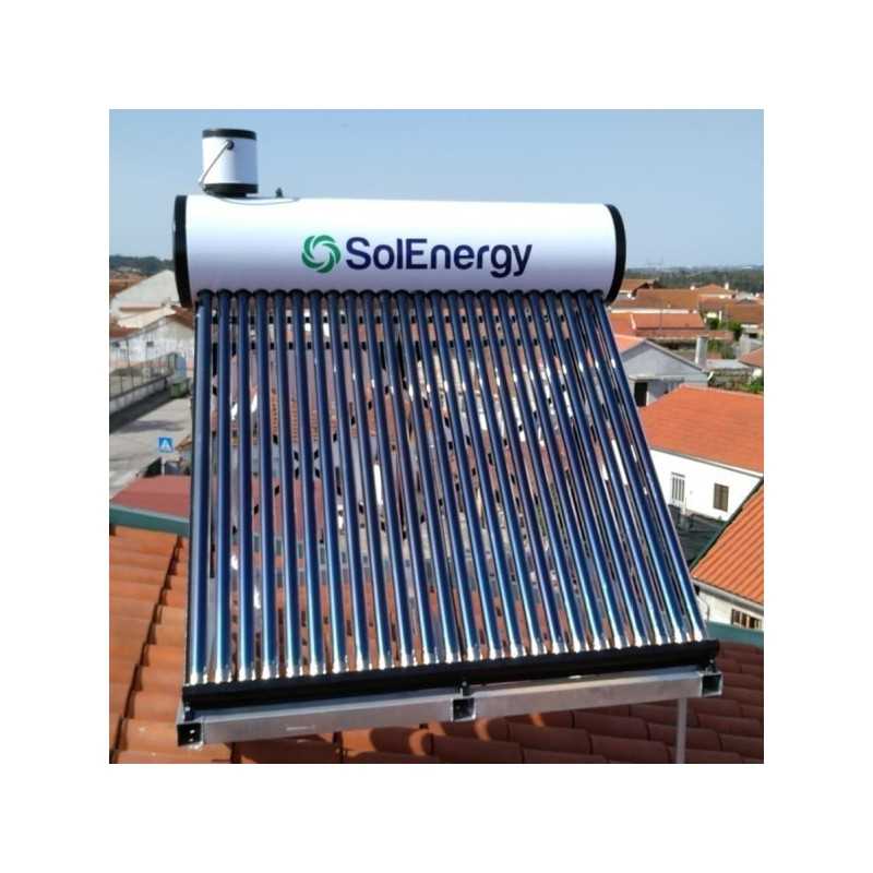 SE-T240E - TERMOSSIFÃO TUBOS DE VÁCUO 240 LITROS - SOLENERGY