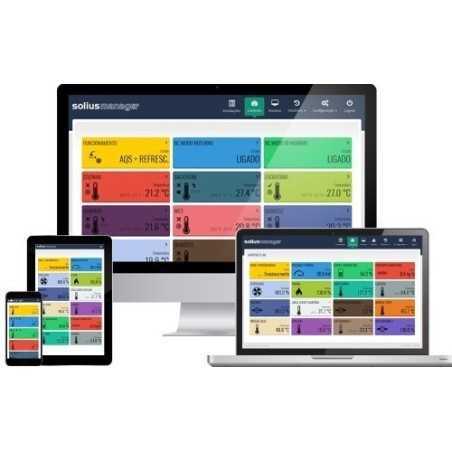 INTERFACE MANAGER - Para caldeira autopellets - SOLIUS