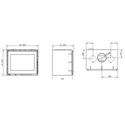 URANO VITRO ECO 70 9.4KW - Recuperador de calor ar - SOLZAIMA