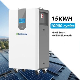 Bateria de Lítio 15Kwh 10000 Ciclos - SOLENERGY