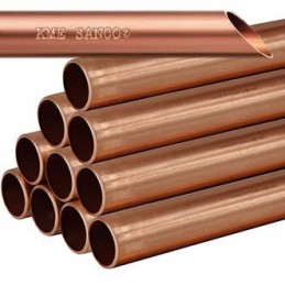COBRE 22X1mm (25MT) - Barra de barra de tubo de cobre - SANCO