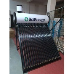 SE200 - TERMOSIFÃO TUBOS DE VÁCUO 200 LITROS - SOLENERGY