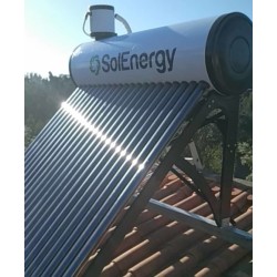 SE200 - TERMOSIFÃO TUBOS DE VÁCUO 200 LITROS - SOLENERGY