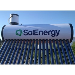 SE200 - TERMOSIFÃO TUBOS DE VÁCUO 200 LITROS - SOLENERGY